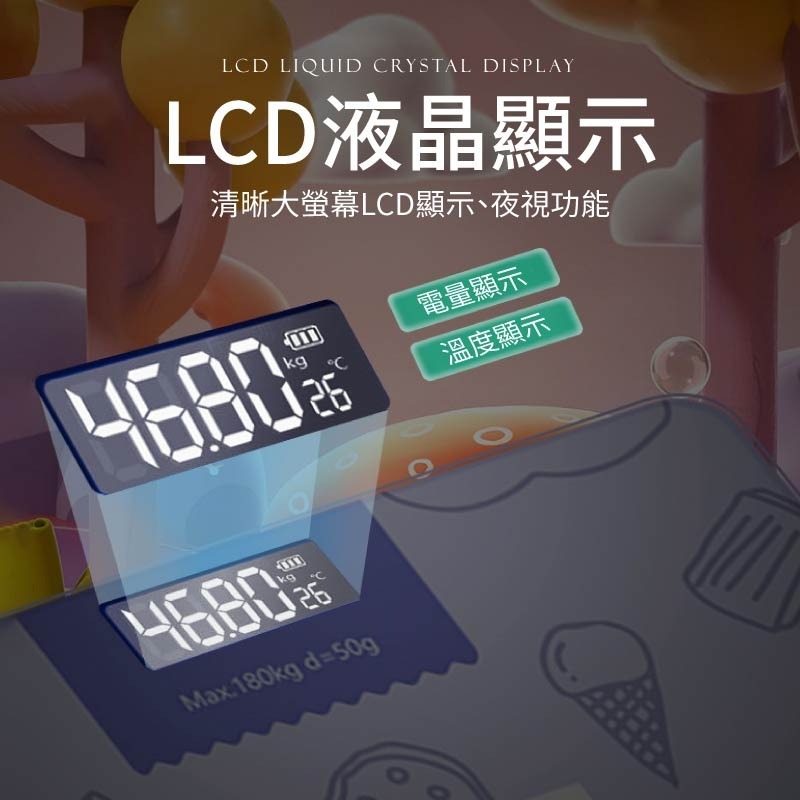 智能電子體重計 LCD數據體重計 電子體重計 智能體重秤 精準測量 電子秤 體重計 體重機 體重器-細節圖4