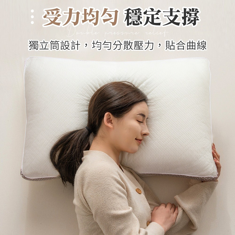 立體透氣獨立筒枕 獨立筒枕頭 飯店枕頭 獨立筒枕 透氣枕頭 側睡枕 飯店枕 枕芯 枕 午睡枕 枕頭 透氣枕-細節圖8