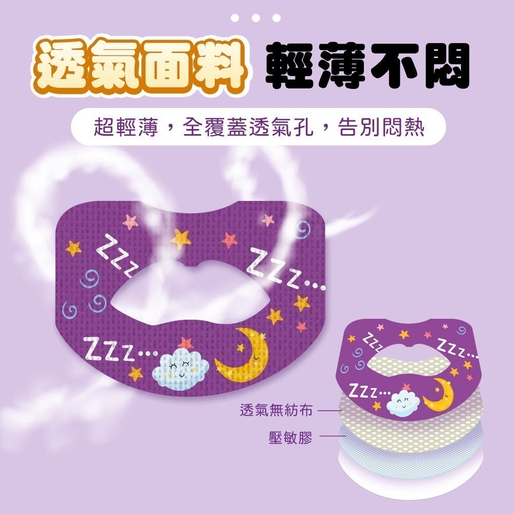 呼吸閉口貼 閉口貼 呼吸貼 防張嘴口貼 嘴貼 口呼吸貼 唇貼 嘴唇貼 輔助貼-細節圖6