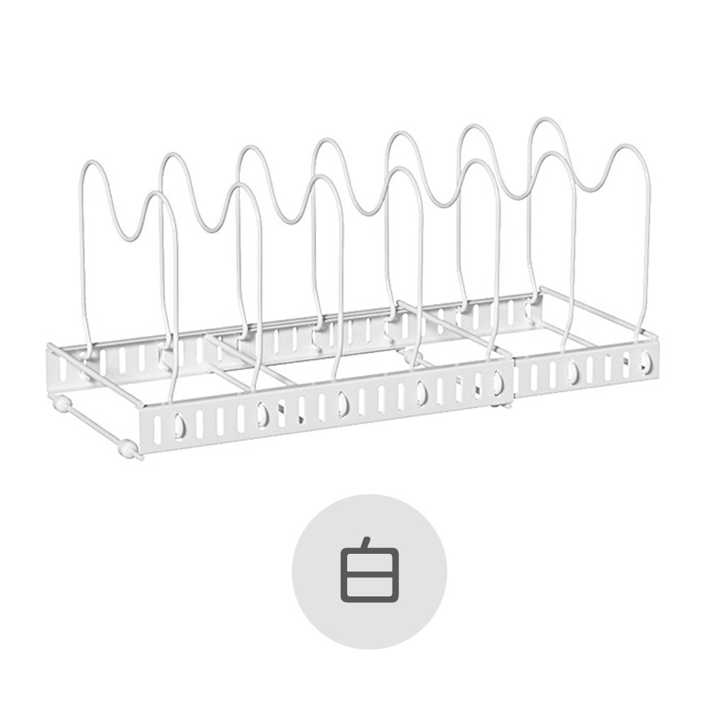 伸縮收納置物架 櫥櫃伸縮收納架 伸縮鍋蓋架 置物架 伸縮收納架 廚房收納架 廚房置物架 盤子伸縮收納架 鍋具收納架-規格圖10