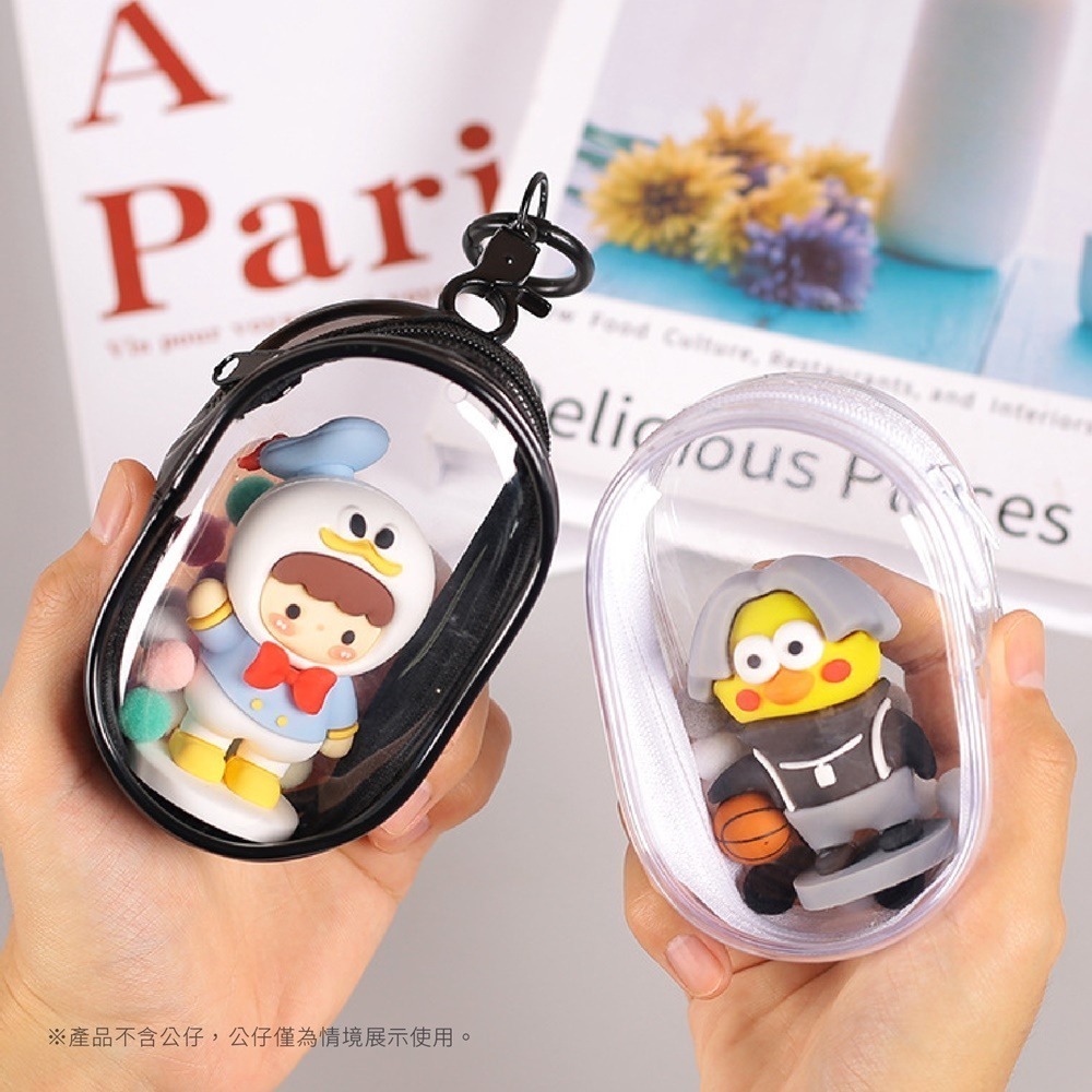 透明遛娃包 曬娃包 遛娃包 娃娃收納包 指娃包 娃娃外出包 娃娃包 收納包 透明收納包 痛包 娃娃收納 公仔收納-細節圖8