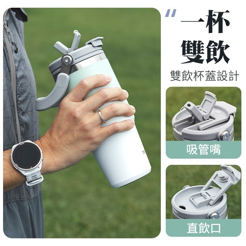 【7-ELEVEN 門市團購】TOPSON 手提保溫杯 手提冰霸杯 保溫瓶 保溫杯 咖啡杯 冰霸杯 吸管杯 隨身保溫杯-細節圖4