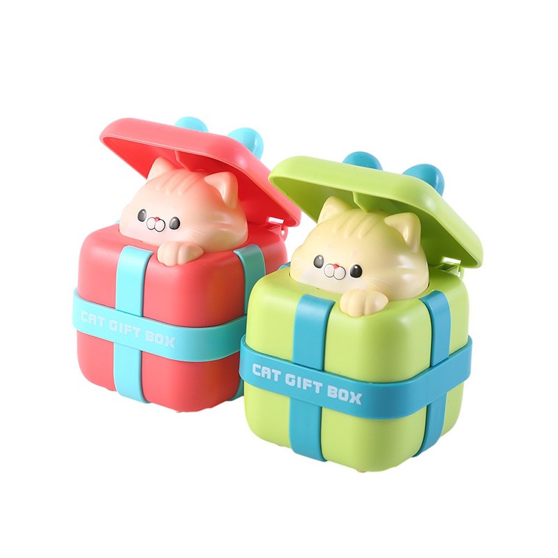 按壓迴力車 按壓禮物車 按壓玩具車 玩具車 小車車 迴力車 迷你小汽車 小汽車 禮物盒迴力車 貓咪迴力車 趣味玩具車-細節圖2