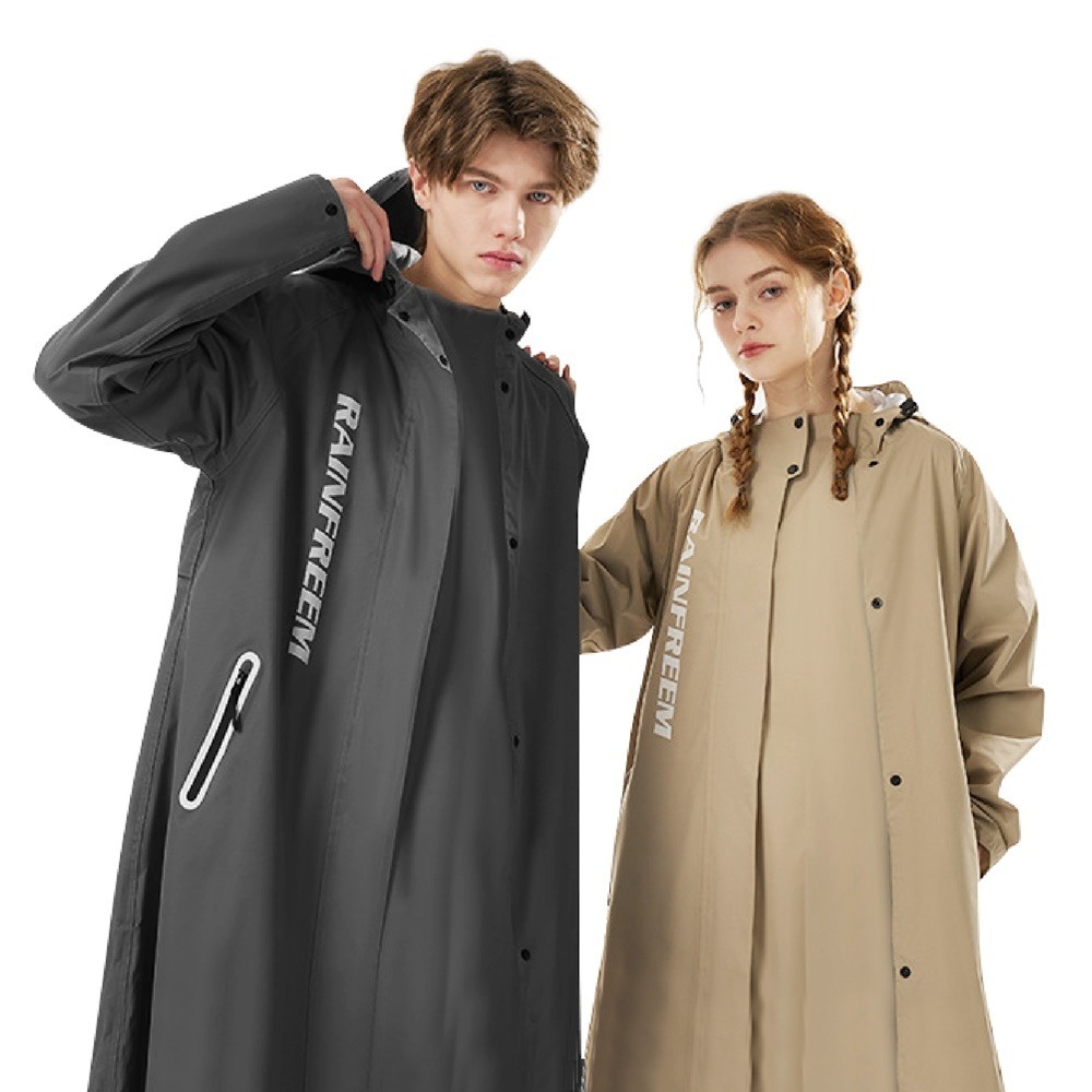 風衣式雨衣 一件式雨衣 連身雨衣 加厚雨衣 時尚雨衣 機車雨衣 斜開雨衣 風衣雨衣 雨衣外套 斗篷雨衣 防風雨衣 雨衣-細節圖2