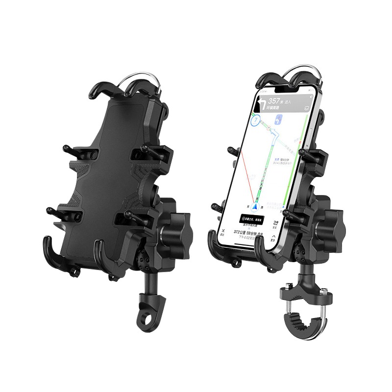 機車手機支架 減震手機架 外送手機支架 手機支架 摩托車手機架 導航架 手機架 外送手機支架-細節圖2