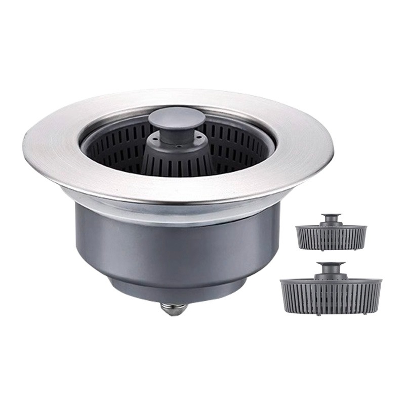 水槽通用 彈跳廚房過濾網 水槽過濾網 廚房過濾網 按壓式水槽過濾網 過濾網 水槽防臭彈跳芯 水槽防臭網 彈跳水槽蓋-細節圖2