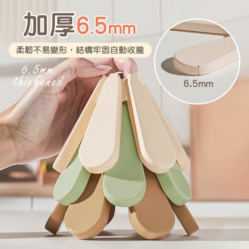 樹形矽膠隔熱墊 折疊隔熱墊 摺疊隔熱墊 防燙墊 矽膠墊 餐桌墊 隔熱墊 杯墊 餐墊 桌墊-細節圖7