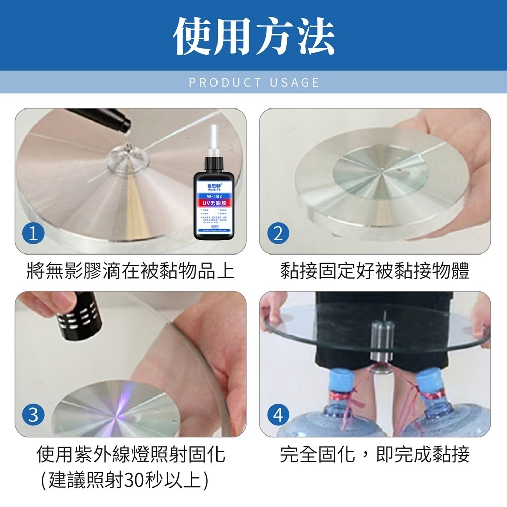 UV無影膠 送紫外線燈 UV無影膠水 UV膠 玻璃膠 水晶膠 光固膠 光固化膠 uv膠 玻璃 滴膠 透明玻璃膠-細節圖7