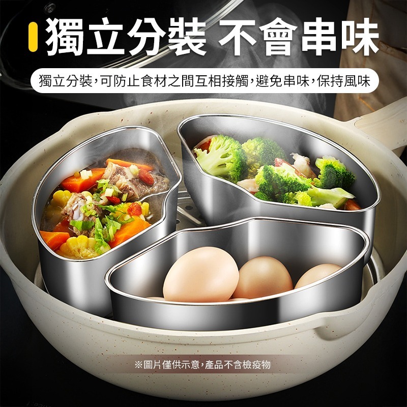不鏽鋼扇形蒸盤 不銹鋼扇形蒸盤 扇型蒸盤 備菜盤 蒸盤 蒸盤蒸盒 蒸盒 電飯煲蒸碗 蒸盒 餐盒 飯盒 便當盒-細節圖4