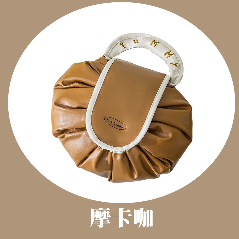 懶人束口化妝包 抽繩化妝包 化妝收納包 懶人抽繩化妝包 化妝袋 化妝包 手提化妝包 收納化妝袋 旅行防水化妝包-規格圖10