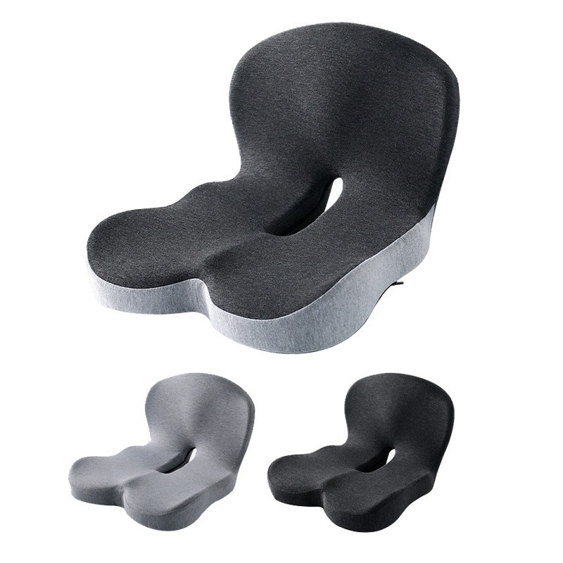 記憶棉坐墊 記憶棉減壓護腰坐墊 護腰坐墊 坐墊 座墊 乳膠坐墊 辦公室座墊 椅子坐墊 人體工學坐墊 辦公椅墊-細節圖2