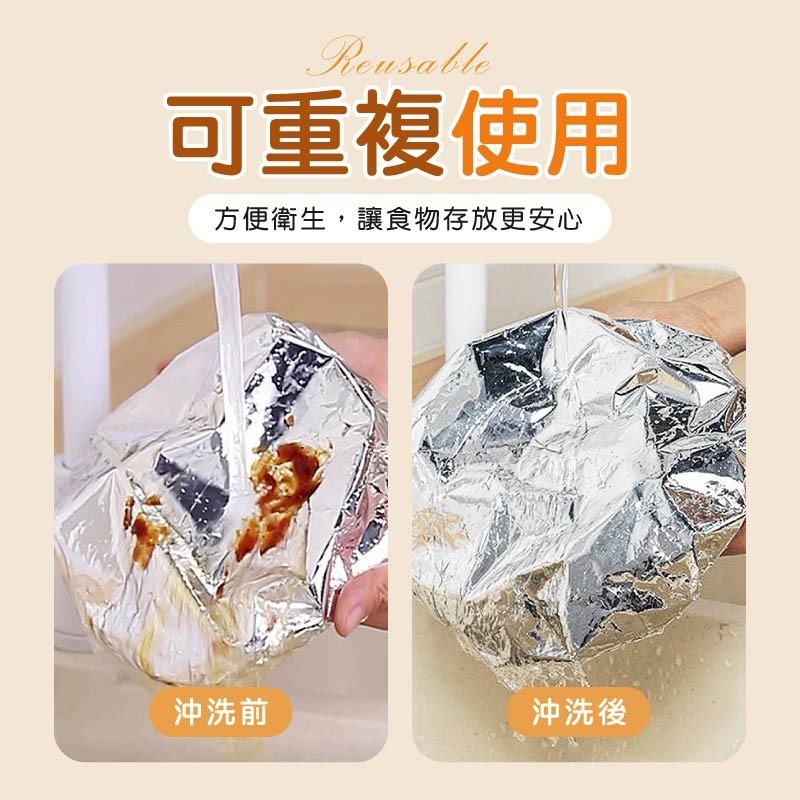 鋁箔保鮮套 保鮮膜套 飯菜保溫套 碗罩保鮮膜套 保溫菜罩 保溫罩 保鮮套 保鮮罩 蓋菜罩 保溫膜套-細節圖9