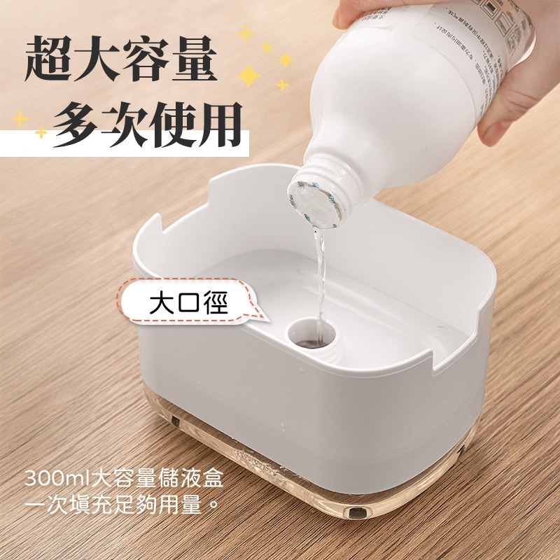 按壓式洗碗精盒 按壓式洗碗精皂液盒 皂液盒 皂液收納 按壓出液洗碗精盒 洗碗精分裝盒 洗碗神器 日式洗碗精盒-細節圖6