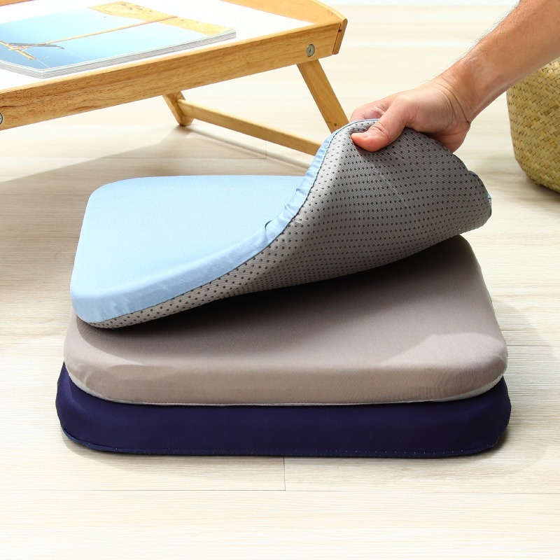 記憶棉涼感坐墊 椅墊加厚 辦公椅坐墊 電腦椅坐墊 汽車坐墊 記憶棉坐墊 厚坐墊 涼感坐墊 冰絲坐墊 坐墊 坐墊加厚-細節圖10