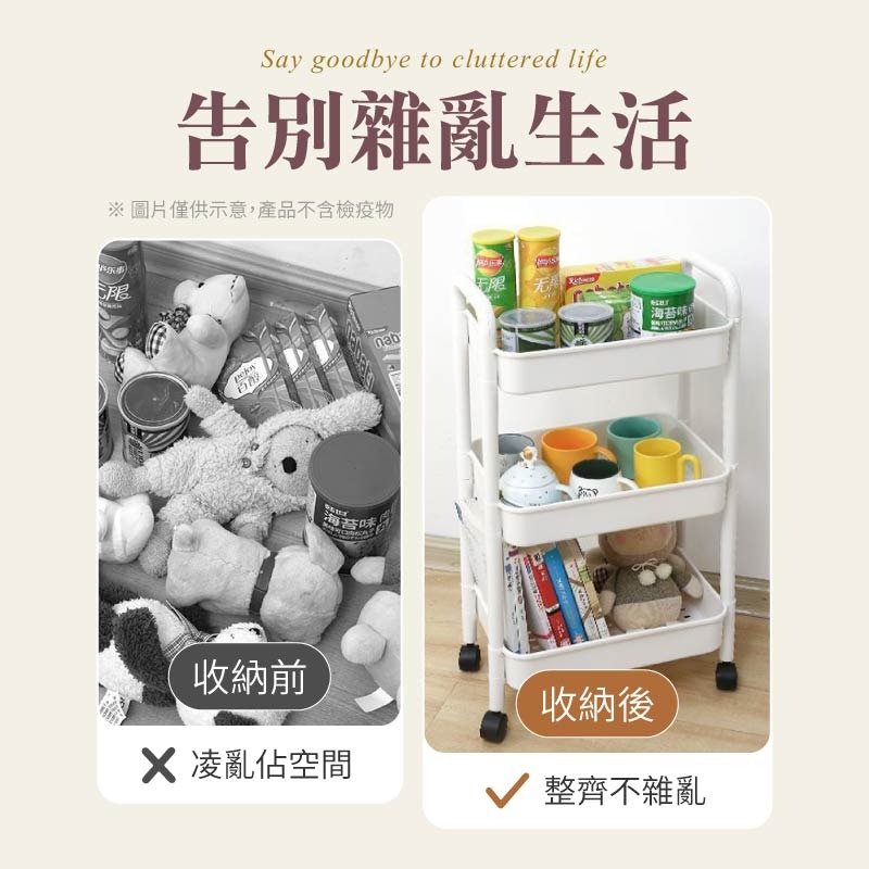 移動置物手推車 收納推車 小推車置物架 置物籃推車 廚房推車 層架推車 收納推車 移動推車 手推車-細節圖4