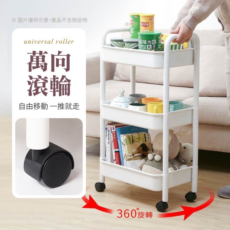 移動置物手推車 收納推車 小推車置物架 置物籃推車 廚房推車 層架推車 收納推車 移動推車 手推車-細節圖6