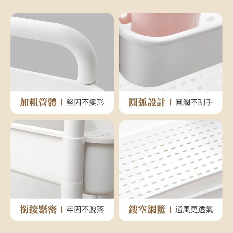 移動置物手推車 收納推車 小推車置物架 置物籃推車 廚房推車 層架推車 收納推車 移動推車 手推車-細節圖7