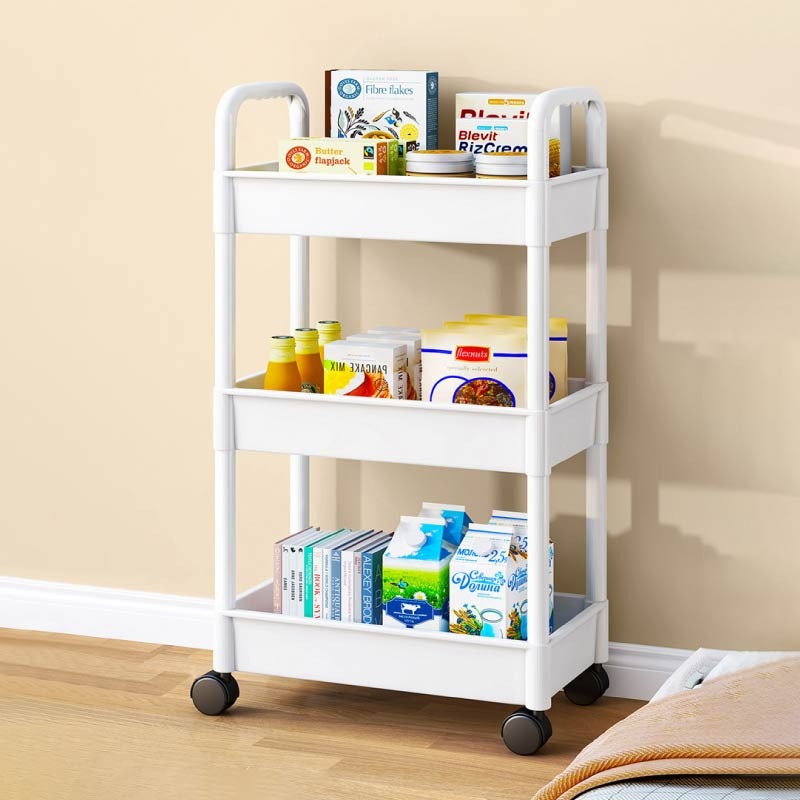 移動置物手推車 收納推車 小推車置物架 置物籃推車 廚房推車 層架推車 收納推車 移動推車 手推車-細節圖11