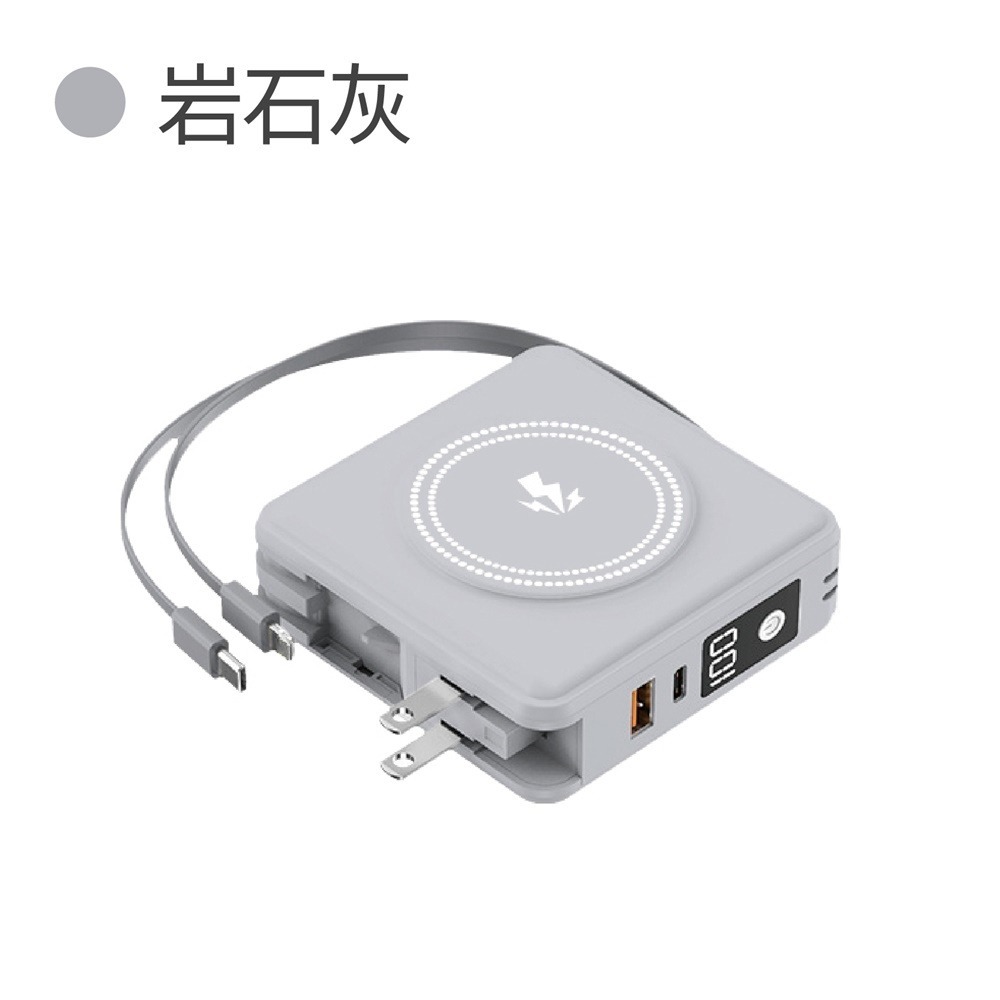 全能旅充行動電源 10000mAh 快充充電器 15000mAh 行動電源 快充 充電寶 多功能行動電源 萬能充 行充-規格圖11