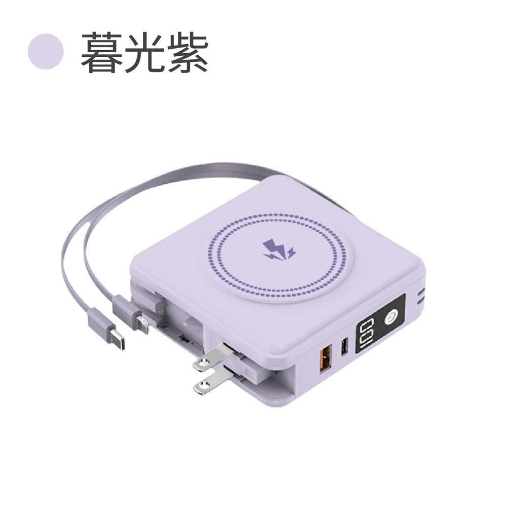 全能旅充行動電源 10000mAh 快充充電器 15000mAh 行動電源 快充 充電寶 多功能行動電源 萬能充 行充-規格圖11