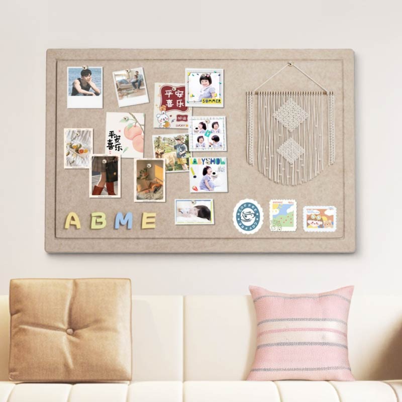 毛氈展示板 裝飾毛氈板 毛氈佈告欄 毛氈照片牆 佈告欄 公佈欄 毛氈板 留言板 展示牆-細節圖10