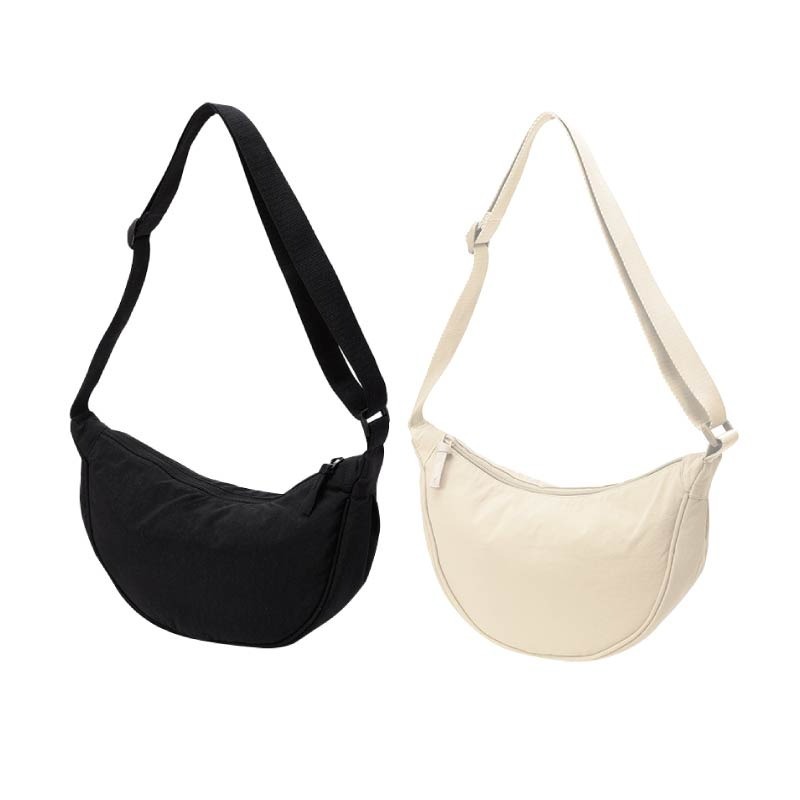 日系牛角包 輕量牛角包 半月包 牛角包 斜背包 餃子包 斜跨包 側背包 肩背包 弧形半月包 包包-細節圖3