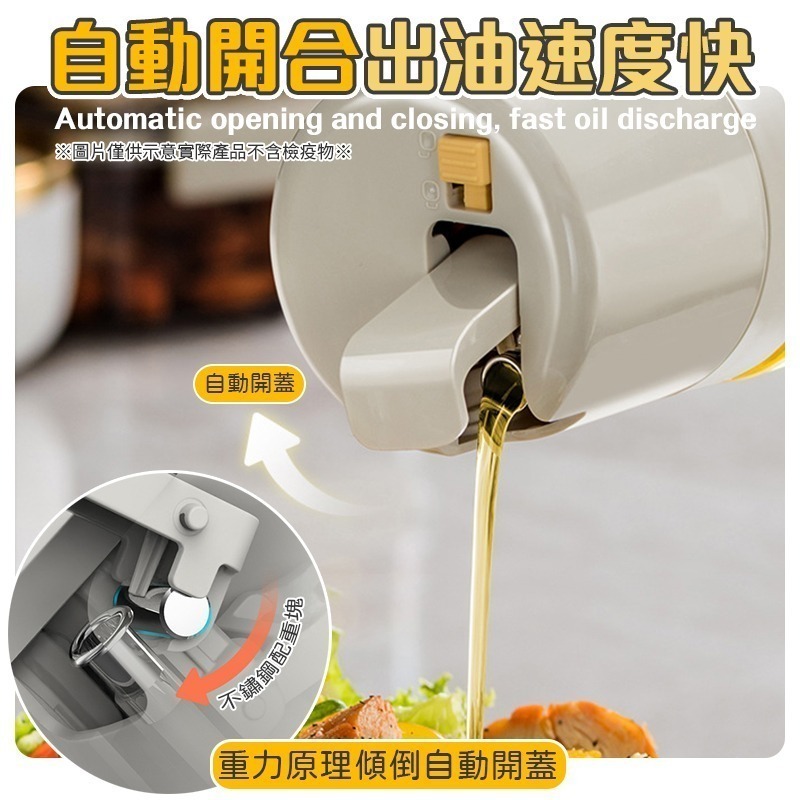 噴倒兩用 550ml二合一噴油瓶 兩用油壺 油壺 470 ml 噴倒兩用油壺 噴油瓶 二合一油壺 玻璃噴油瓶-細節圖8