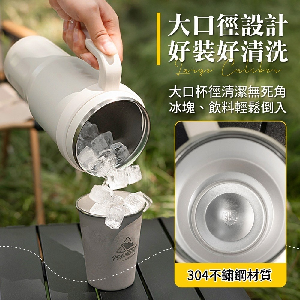 酷飲把手冰霸杯 780ml 把手冰霸杯 1100ml 手提冰霸杯 隨身保溫杯 吸管杯 冰霸杯 保冰杯 冰壩杯 保溫杯-細節圖7