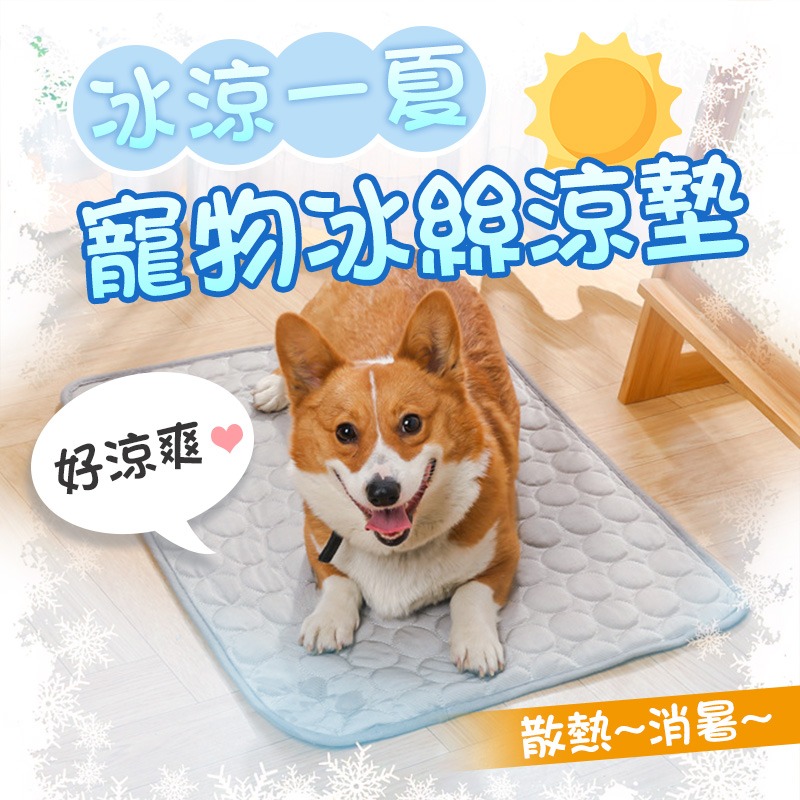 寵物冰絲涼感墊 寵物涼墊 寵物涼蓆 寵物冰墊 冰絲涼墊 寵物冰絲墊 寵物涼感墊 貓睡墊 狗床 寵物睡墊  貓狗窩-細節圖3