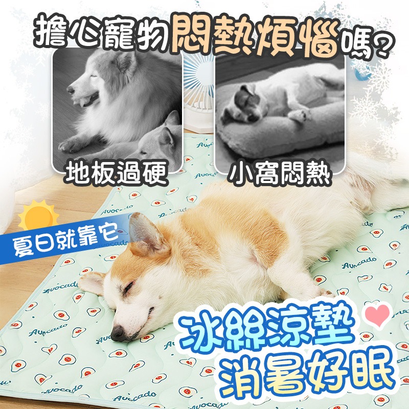 寵物冰絲涼感墊 寵物涼墊 寵物涼蓆 寵物冰墊 冰絲涼墊 寵物冰絲墊 寵物涼感墊 貓睡墊 狗床 寵物睡墊  貓狗窩-細節圖4