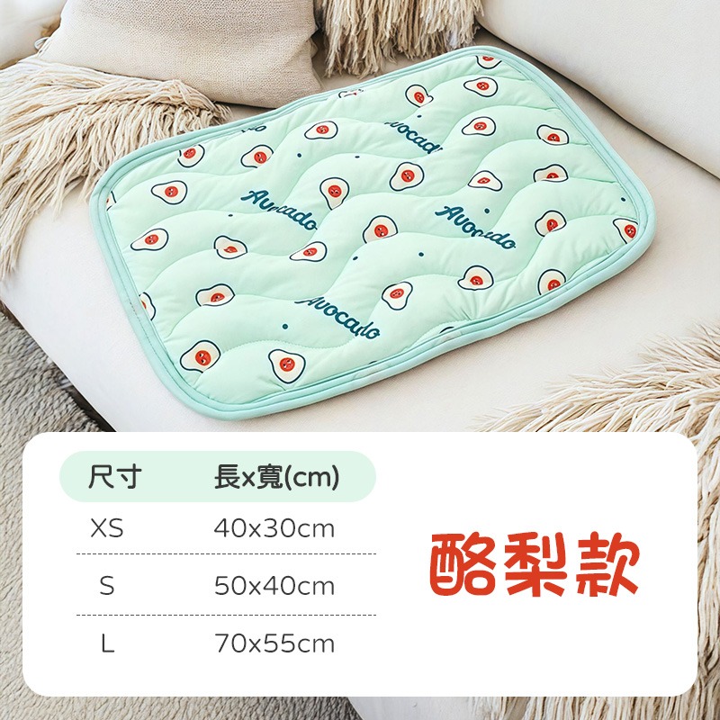 寵物冰絲涼感墊 寵物涼墊 寵物涼蓆 寵物冰墊 冰絲涼墊 寵物冰絲墊 寵物涼感墊 貓睡墊 狗床 寵物睡墊  貓狗窩-規格圖10