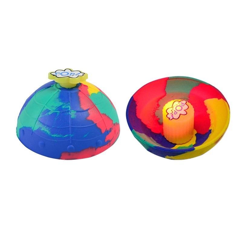 彈力極佳 趣味彈跳碗 彈跳碗 趣味彈跳球 矽膠彈跳碗 矽膠彈跳球 彈跳球 彈跳半邊球 迷彩彈跳碗 發光迷彩彈跳碗-細節圖2