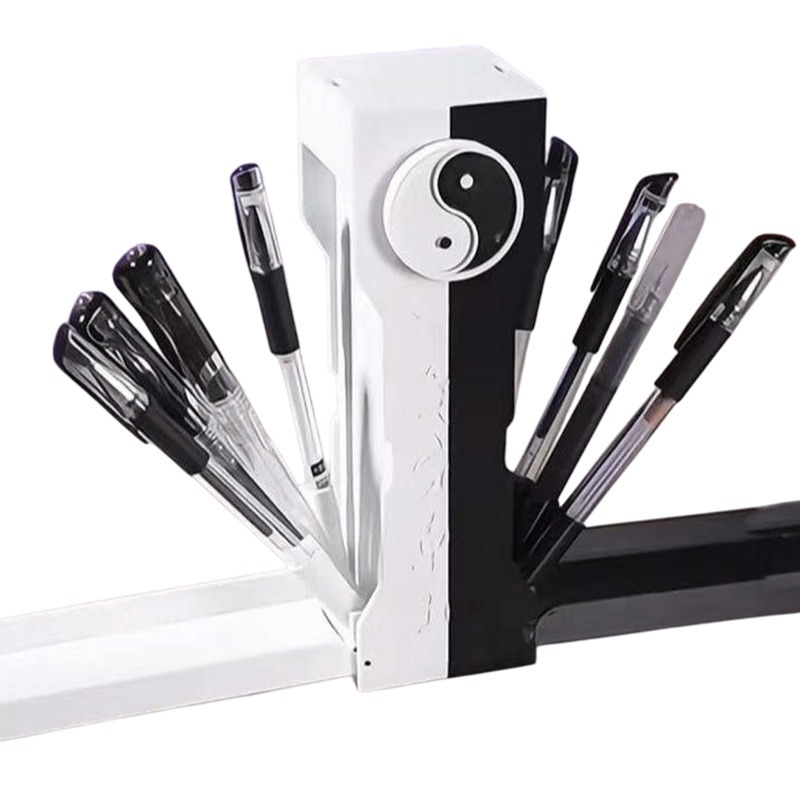 一筆定乾坤太極鉛筆盒 太極筆盒 武俠風筆筒 創意筆盒 磁吸筆盒 文具收納 鉛筆盒 筆盒 文具盒 筆筒-規格圖10