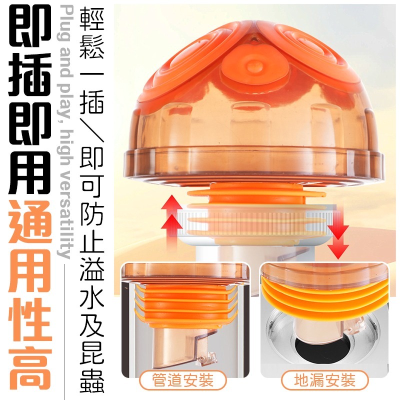 六孔可用 下水道密封塞 通用下水道密封塞 六孔下水道密封塞 排水口密封塞 六孔排水口密封塞 下水管密封塞 下水道防臭塞-細節圖4