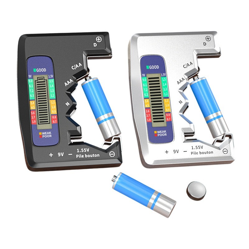 LCD電池檢測器 電池電量檢測儀 電量檢測器 電池容量測試器 測電儀 測電器 電量檢測 電池檢測 測電池-細節圖2