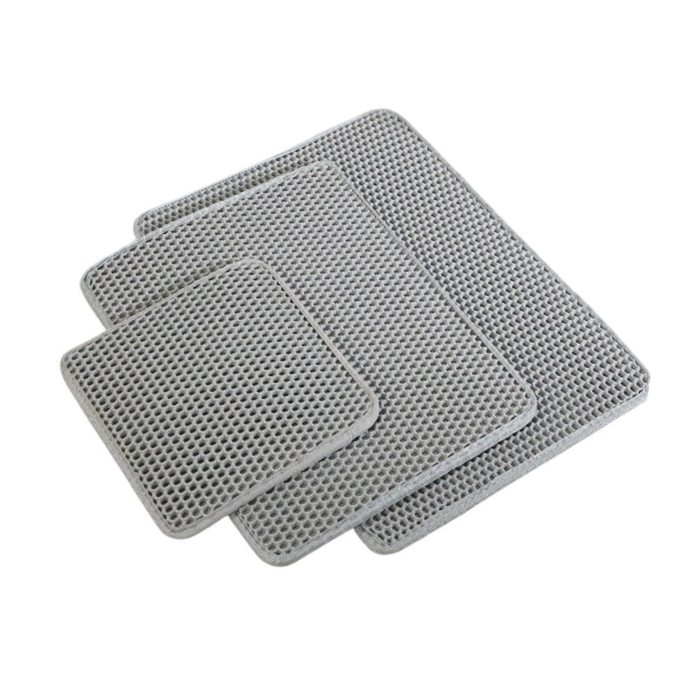 雙層貓砂墊 超大貓砂墊 貓砂墊 貓抓板 特大貓砂墊 貓砂地墊 落砂墊 貓抓墊 貓砂 貓砂墊特大 貓沙墊 落沙墊 漏沙墊-細節圖2