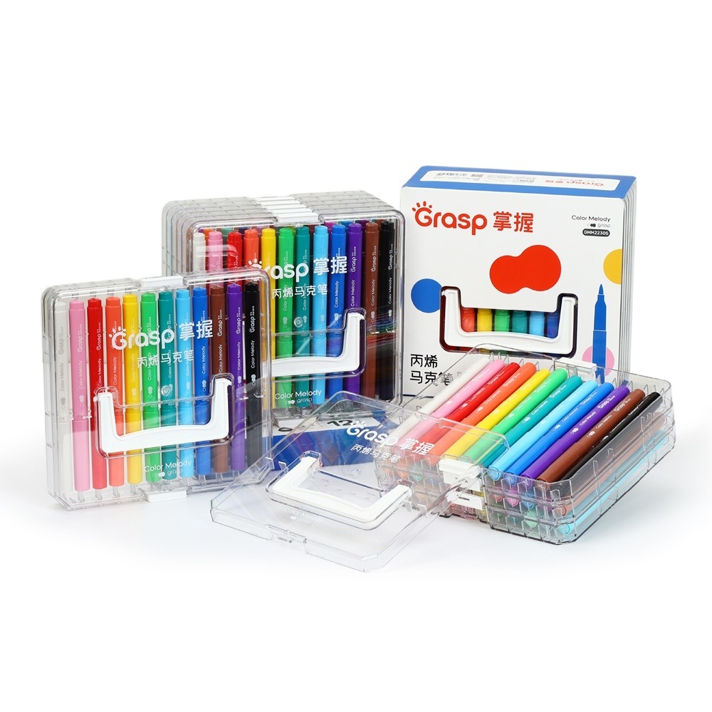 軟頭丙烯馬克筆 彩繪馬克筆 軟頭馬克筆 丙烯馬克筆 麥克筆 馬克筆 繪畫筆 彩色筆 塗鴉筆 著色筆 色筆 手帳筆-細節圖2