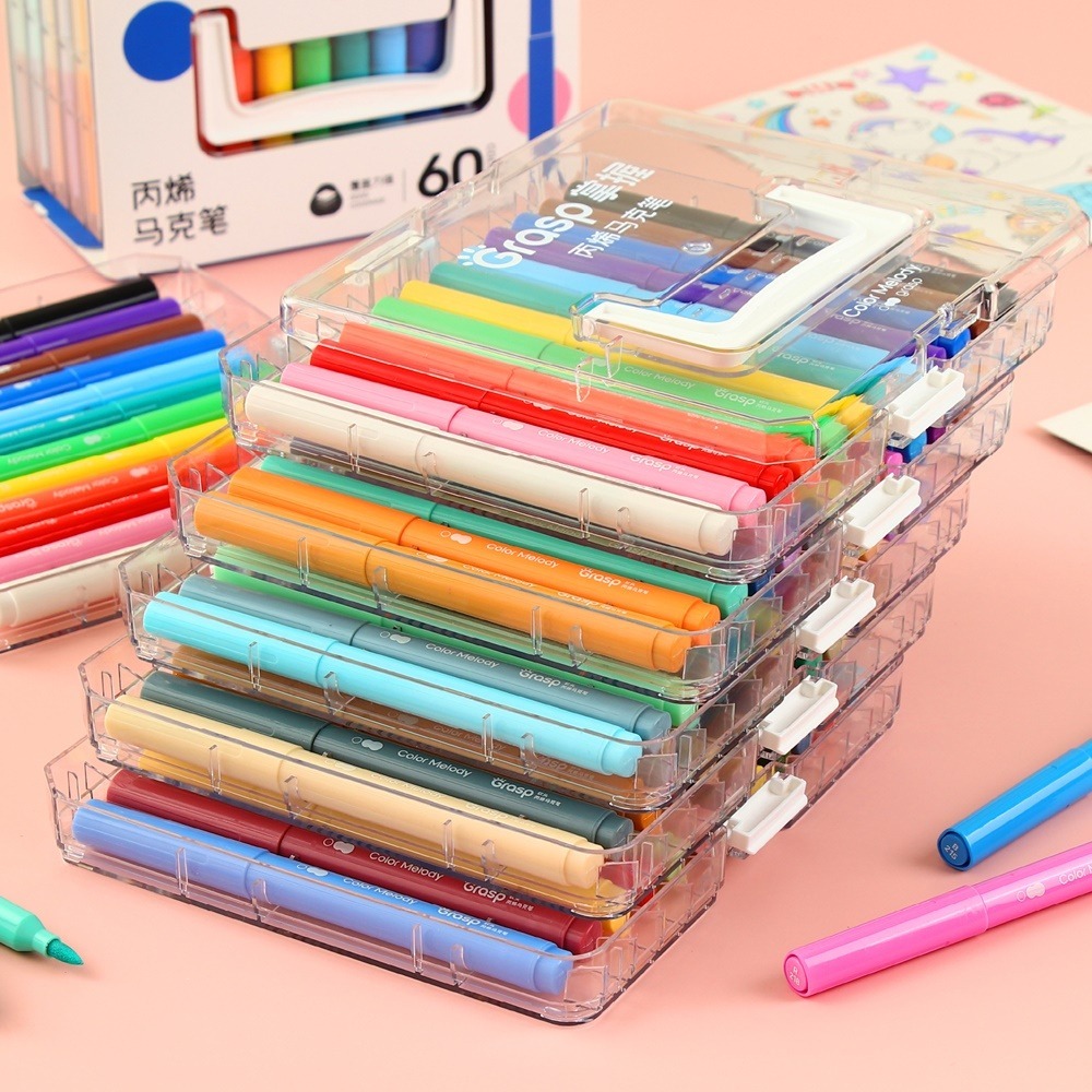 軟頭丙烯馬克筆 彩繪馬克筆 軟頭馬克筆 丙烯馬克筆 麥克筆 馬克筆 繪畫筆 彩色筆 塗鴉筆 著色筆 色筆 手帳筆-細節圖10