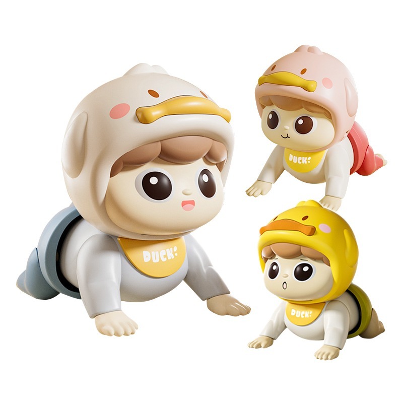 電動爬行娃娃 啟蒙玩具 學爬玩具 音樂玩具 早教玩具 有聲玩具 爬行娃娃 爬行娃娃 益智玩具 爬行玩具-細節圖2