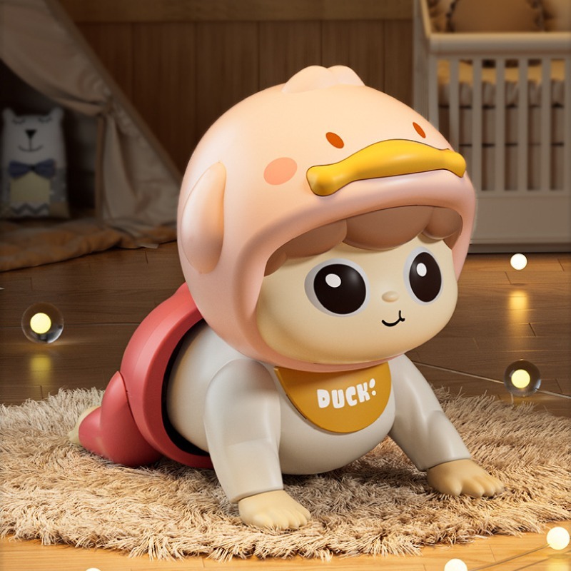 電動爬行娃娃 啟蒙玩具 學爬玩具 音樂玩具 早教玩具 有聲玩具 爬行娃娃 爬行娃娃 益智玩具 爬行玩具-細節圖9