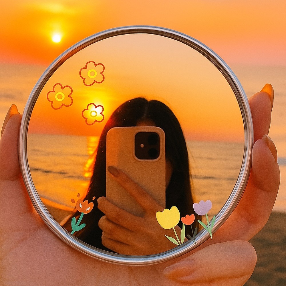 自拍凸面鏡 自拍神器 自拍鏡 廣角鏡 凸面鏡 隨身鏡 小圓鏡 小凸面鏡 自拍 圓鏡 倒車後視鏡 倒車鏡 轉角鏡 化妝鏡-細節圖10