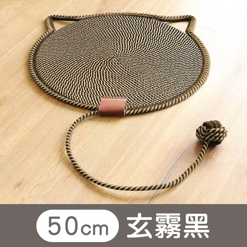 棉麻貓趴墊 手工編織 寵物墊 編織貓爪墊 造型寵物墊 棉麻墊 貓抓墊 貓睡墊 貓抓板 貓抓地毯-規格圖11