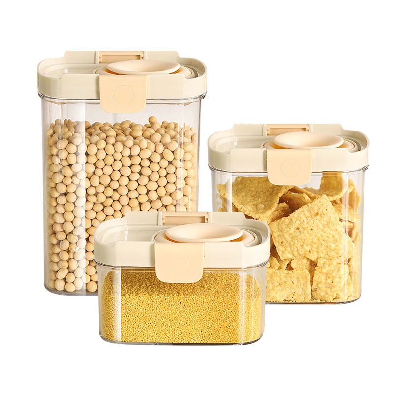 免開蓋密封罐 保鮮盒 餅乾罐 零食罐 飼料罐 收納罐-細節圖2