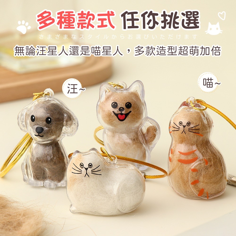 寵物毛髮收集器 貓狗毛髮收納 貓毛收集器 狗毛收集器 貓毛收集吊飾 貓毛收納盒 貓毛收集扭蛋 貓毛吊飾 透明貓毛收納-細節圖6