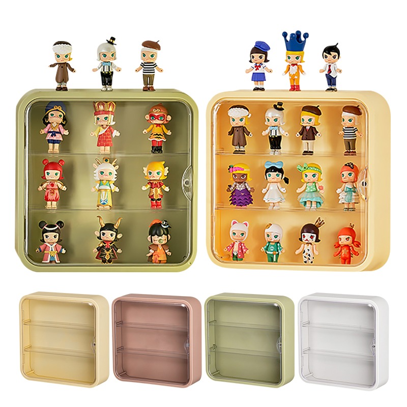 壁掛公仔收納盒 收納 展示櫃 收納盒 展示盒 公仔展示盒 公仔收納盒 盲盒展示盒 盲盒收納 盲盒收納盒 透明公仔收納盒-細節圖2