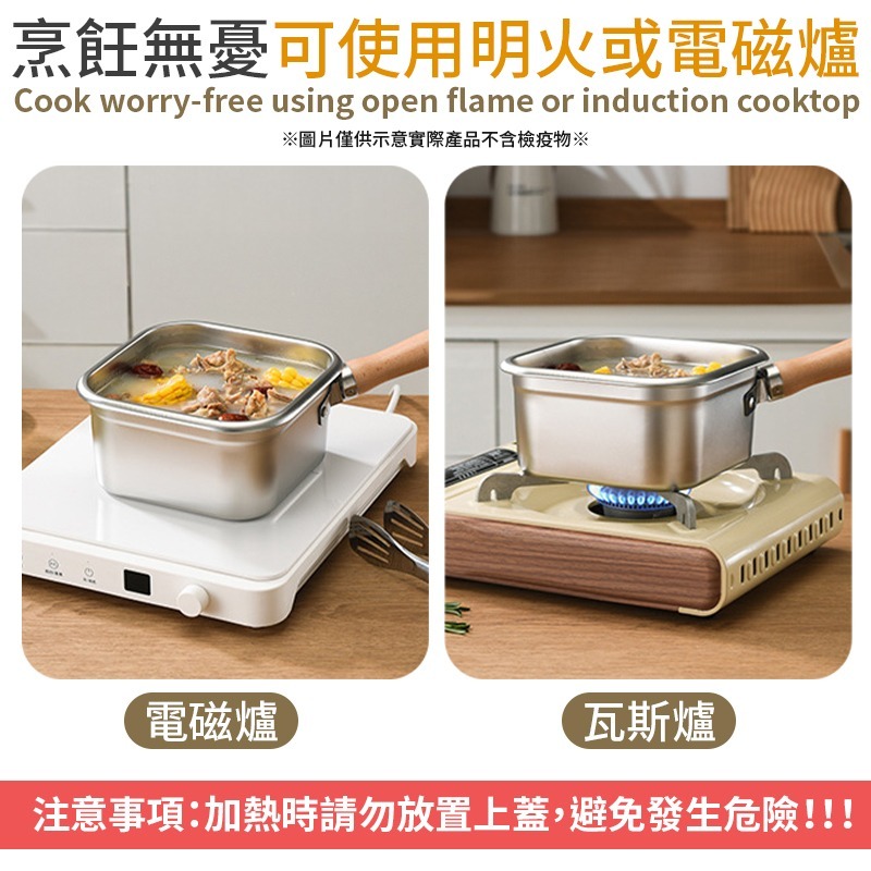 多功能油炸鍋 多功能方形油炸鍋 家用方形油炸鍋 不鏽鋼方形油炸鍋 方形炸鍋-細節圖9