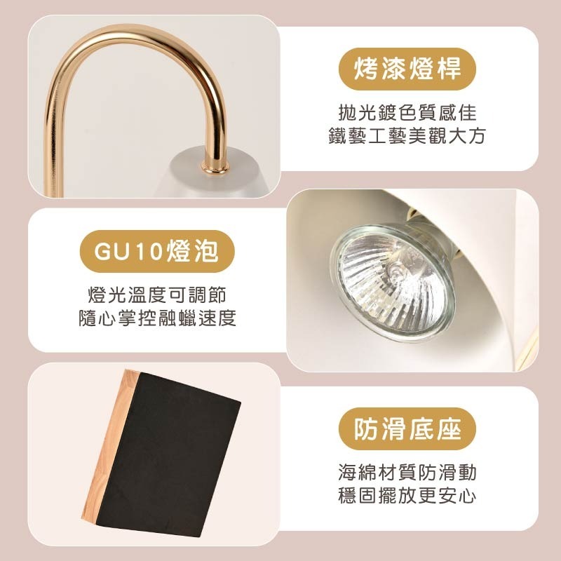 香薰融燭燈 贈香氛蠟燭 香薰蠟燭融燭燈 經典實木融蠟燈 香氛蠟燭燈-細節圖8