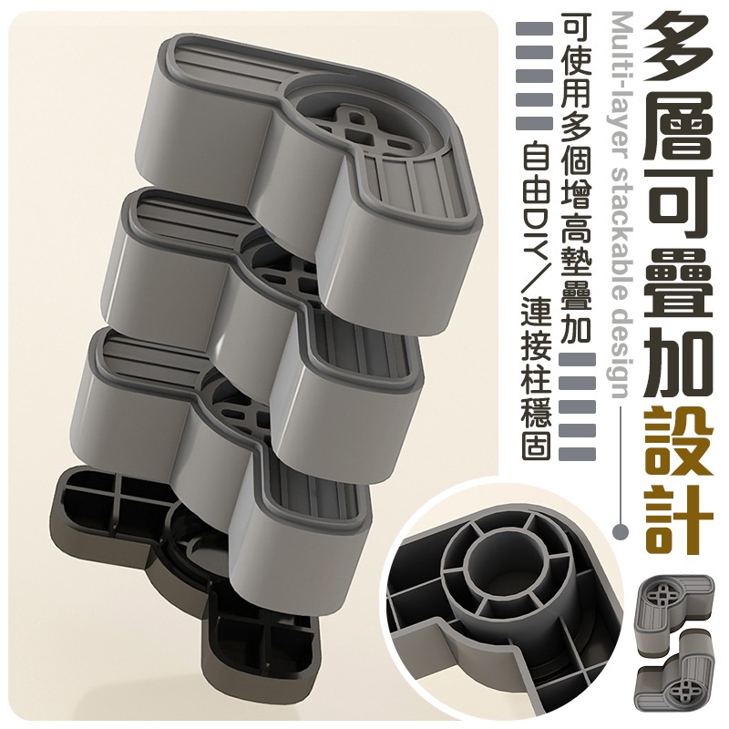 洗衣機增高墊 L形洗衣機增高墊 洗衣機防滑墊 洗衣機防震墊 L形洗衣機防震墊-細節圖8