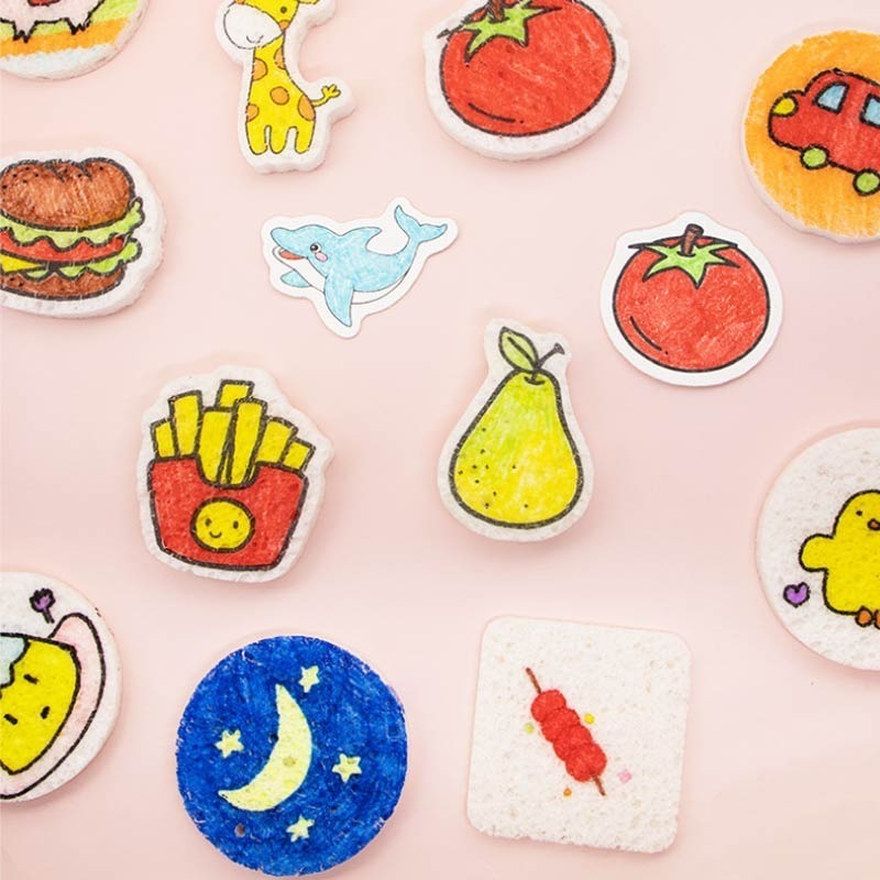 DIY發泡肌理畫 木漿棉肌理畫 海棉肌理畫 DIY木漿棉 木漿棉發泡肌理畫-細節圖11