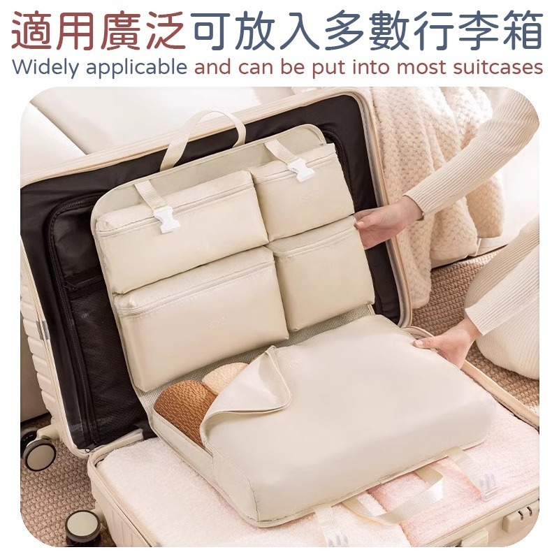 七合一旅行袋 七合一旅行收納包 七合一旅行包 七合一旅行收納神器 七合一行李袋-細節圖5